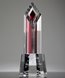Picture of Crystal Pinnacle Award Red Tower
