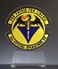 Picture of Custom Military Emblem Crystal Trophy