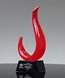 Picture of Spark Red Art Glass Award