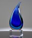 Picture of Art Glass Rain Drop Award