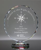Picture of Prismatic Crystal Compass Trophy
