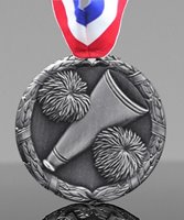 Picture of Cheer Megaphone Medal - Silver