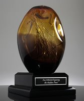 Picture of Mocha Jazz Art Glass Sculpture