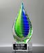 Picture of Cascading Droplet Art Glass Award