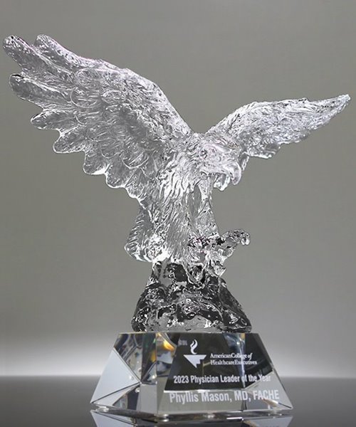 Picture of Imperial Eagle Crystal Trophy