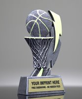 Picture of Glow In The Dark Basketball Trophy