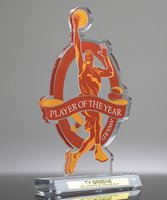 Picture of Custom Basketball Acrylic Award