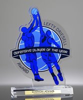 Picture of Basketball Defensive Player Acrylic Award