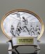 Picture of Ladies Basketball Plaque Oval - Small
