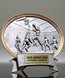 Picture of Ladies Basketball Plaque Oval - Large