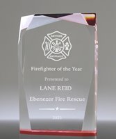 Picture of Firefighter Acrylic Prism Award