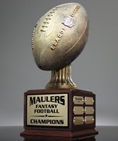 Picture of Fantasy Football Champion Trophy - Walnut Base