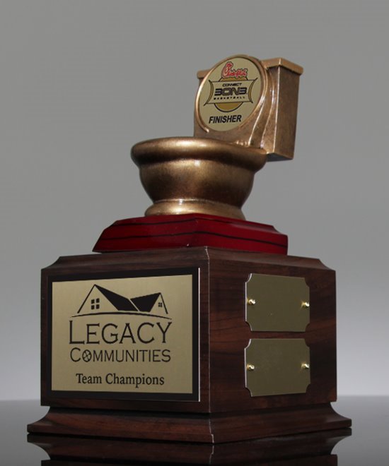 Hall of Shame Toilet Bowl Perpetual Trophy | Edco Awards