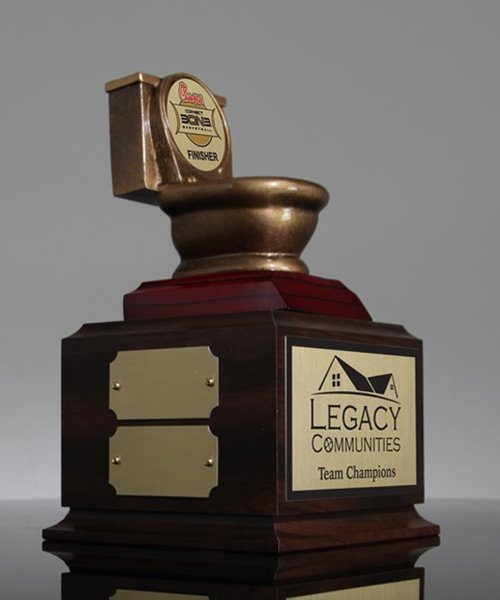 Hall of Shame Toilet Bowl Perpetual Trophy | Edco Awards