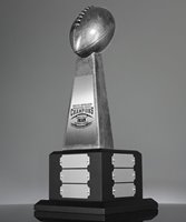 Picture of Super Football 12 Plate Silver Trophy