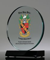 Picture of Jade Glass Optimist Circle Award