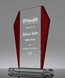 Picture of Newbury Red Starfire Glass Award
