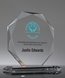 Picture of Starfire Crystal Full Color Octagon Trophy