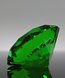 Picture of Green Crystal Diamond Paperweight