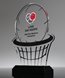 Picture of Acrylic Basketball Trophy Full Color Imprint