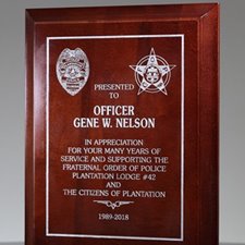 Picture for category Law Enforcement Plaques