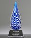 Picture of Arctic Azure Translucent Glass Droplet