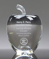 Picture of Crystal Apple Award
