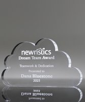 Picture of Dream Team Cloud Paperweight Trophy