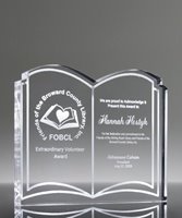 Picture of Acrylic Book Paperweight Award