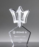 Picture of Trident Acrylic Paperweight Award