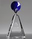 Picture of Mercer Blue Crystal Globe Award