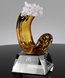 Picture of Gold Wave Art Glass Award