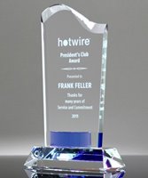 Picture of Cobalt Gem Crystal Award