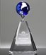 Picture of Mercer Blue Crystal Globe Award