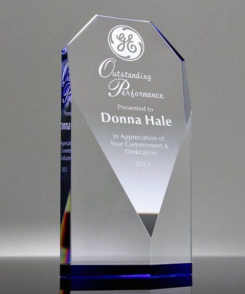 Picture of Crystal Diamond Face with Blue Base