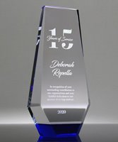 Picture of Sentinel Obelisk - Congratulatory Crystal Award