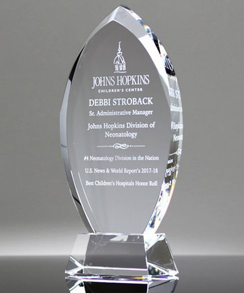 Picture of Accolade Flame Optic Crystal Award