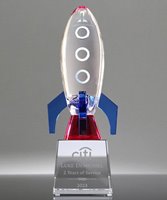 Picture of Crystal Rocket Launch Trophy