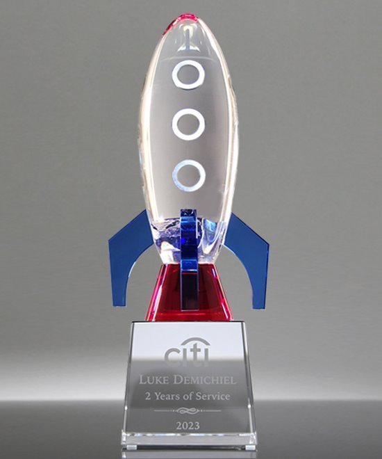 Crystal Rocket Trophy | Edco Awards
