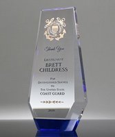 Picture of Sentinel Obelisk - Distinguished Service Crystal Award