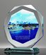 Picture of Jade Glass Octagon Full Color Award