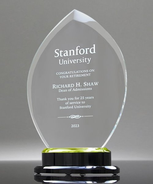 Picture of Service Flame Crystal Award