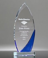 Picture of Corporate Surge Blue Crystal Award