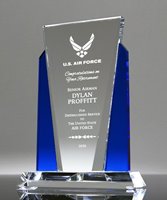 Picture of Service Retirement Crystal Award