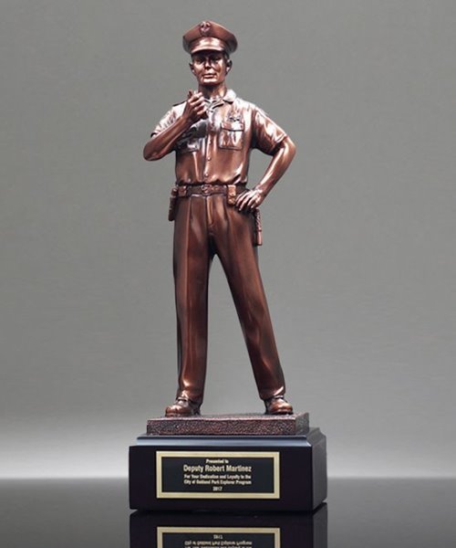 Picture of Policeman Award Sculpture