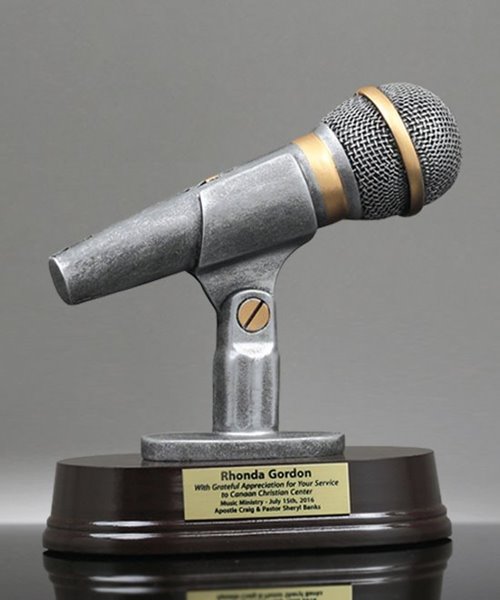 Picture of Silverstone Microphone Resin Trophy