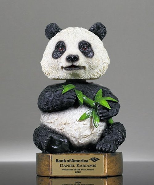 Picture of Panda Bobblehead Mascot Trophy