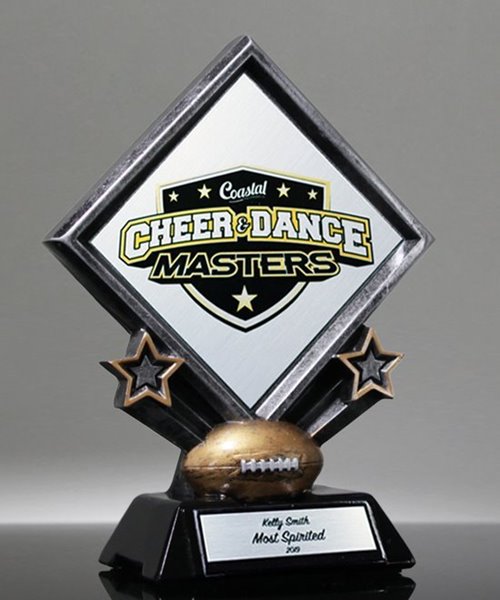 Picture of Diamond Football Star Plaque