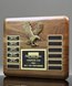 Picture of Soaring Eagle 12-Plate Perpetual Walnut Plaque