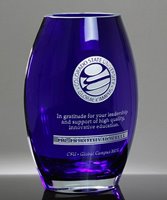 Picture of Cobalt Crystal Oxford Vase